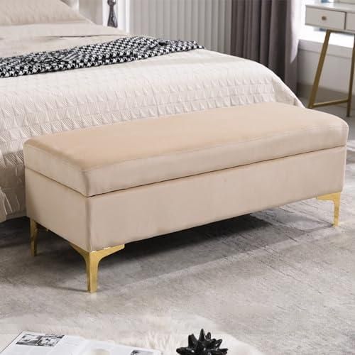 Storage Ottoman Brass square