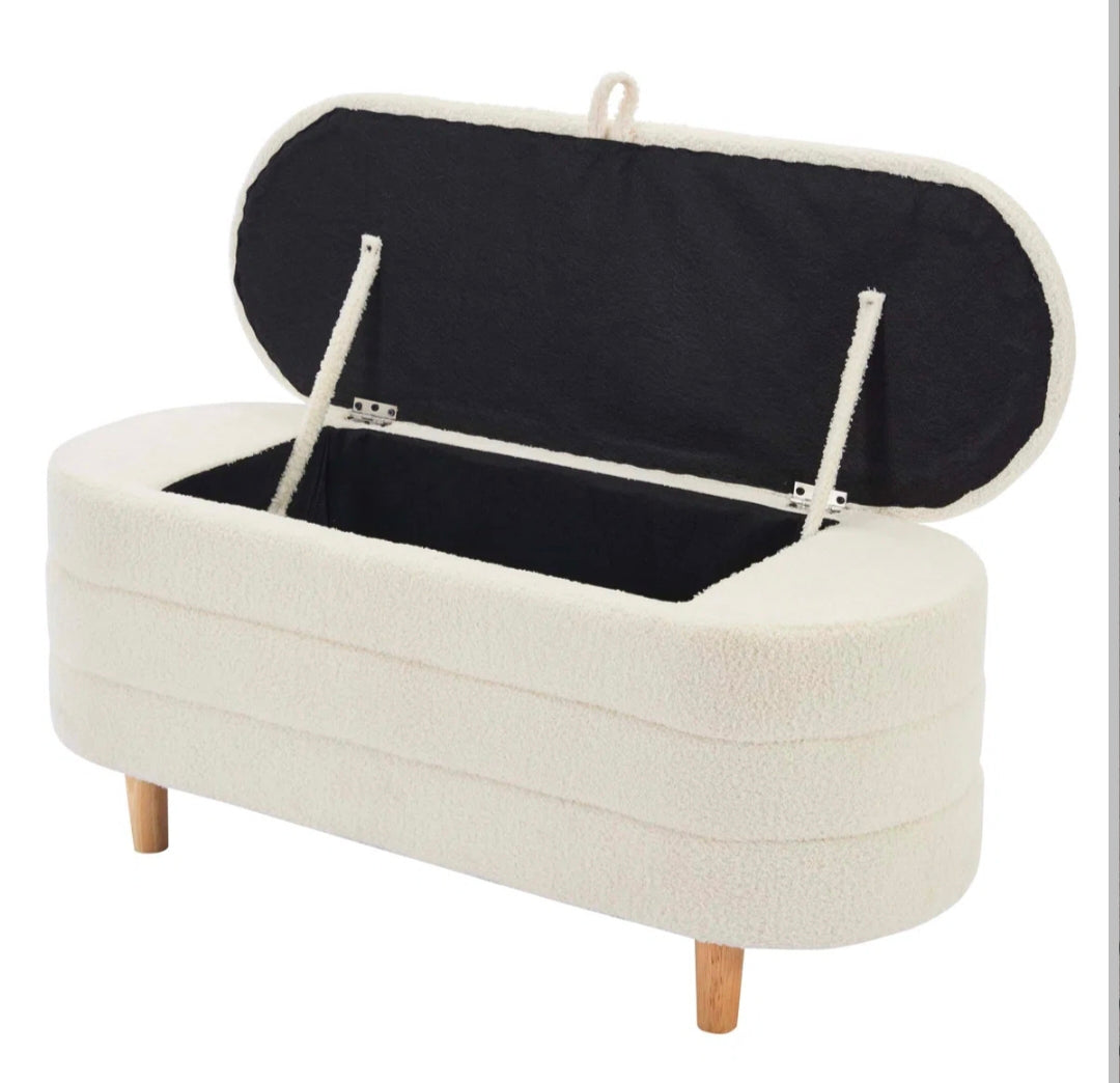 Storage Ottoman Towel Fabric