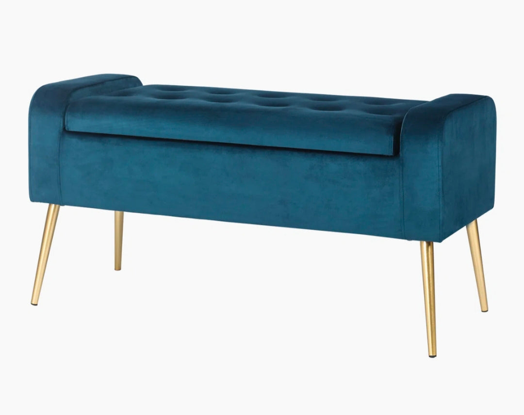 Upholstered Storage Puffy