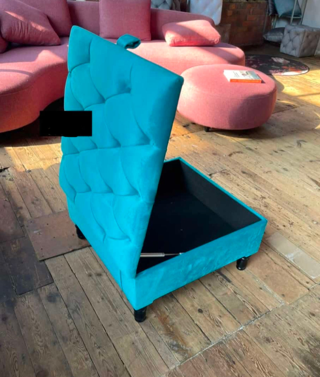 Ottoman puffy large square