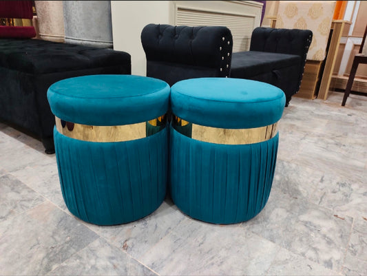 Ottoman poufs (pack of 2)