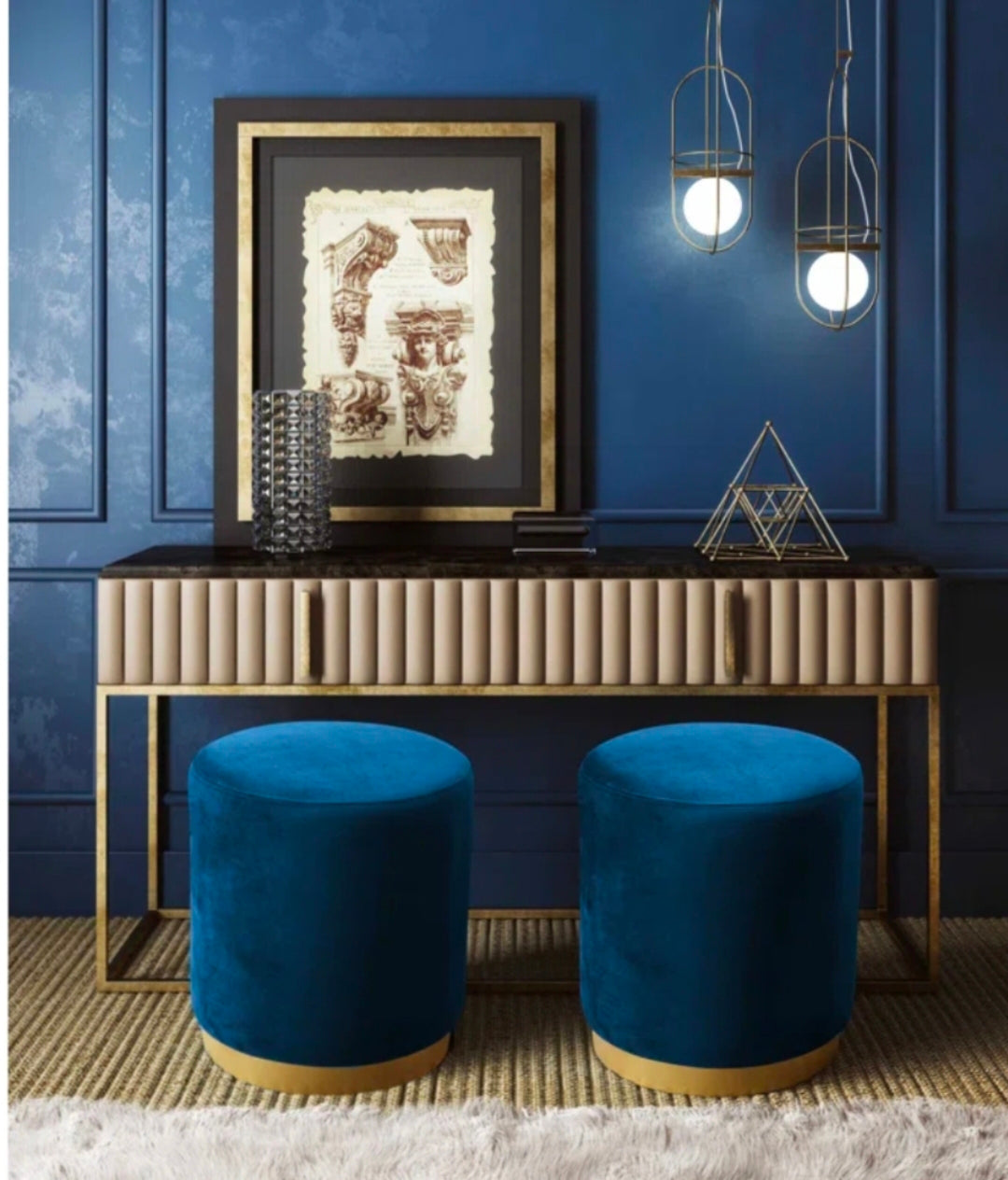 Ottoman Poufs (Pack of 2 )