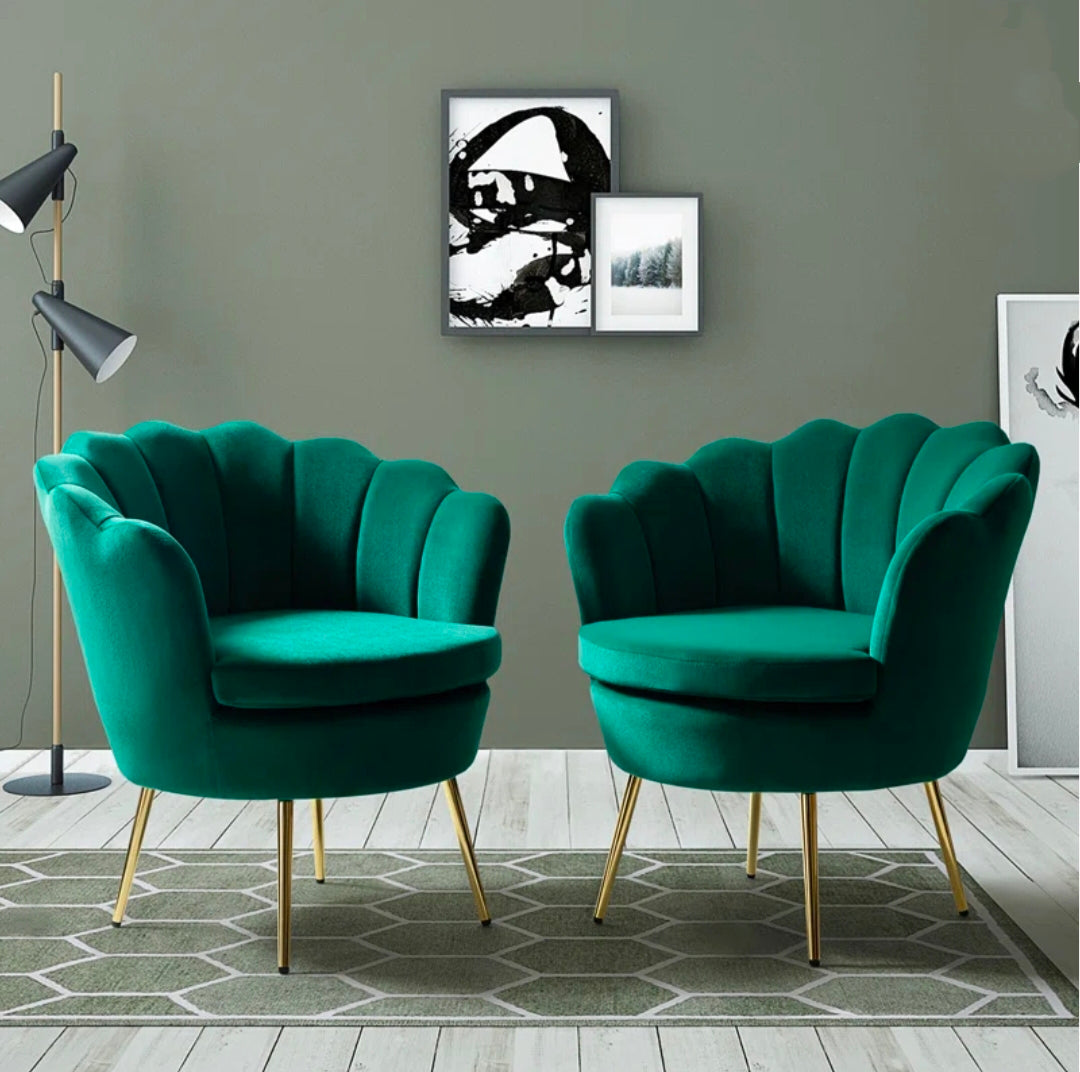 Barrel Chair Velvet (pair)