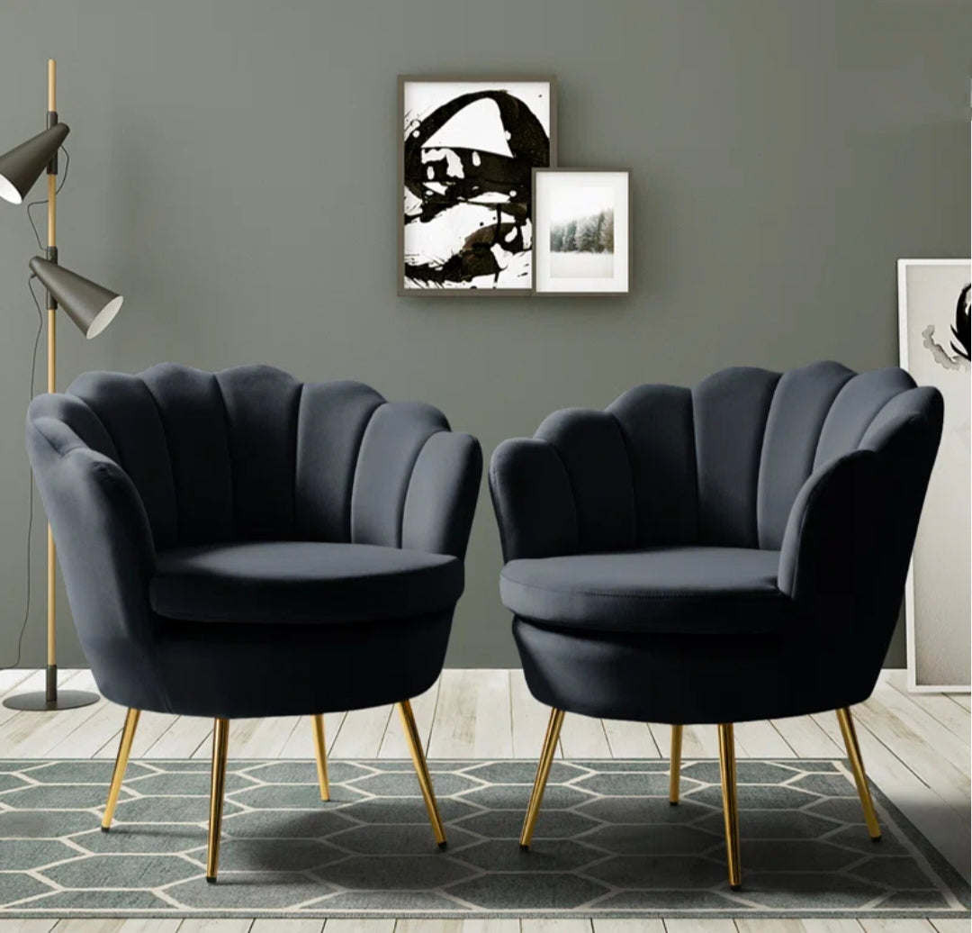 Barrel Chair Velvet (pair)