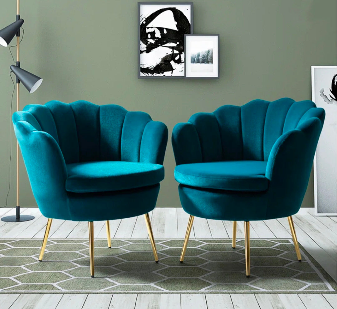 Barrel Chair Velvet (pair)