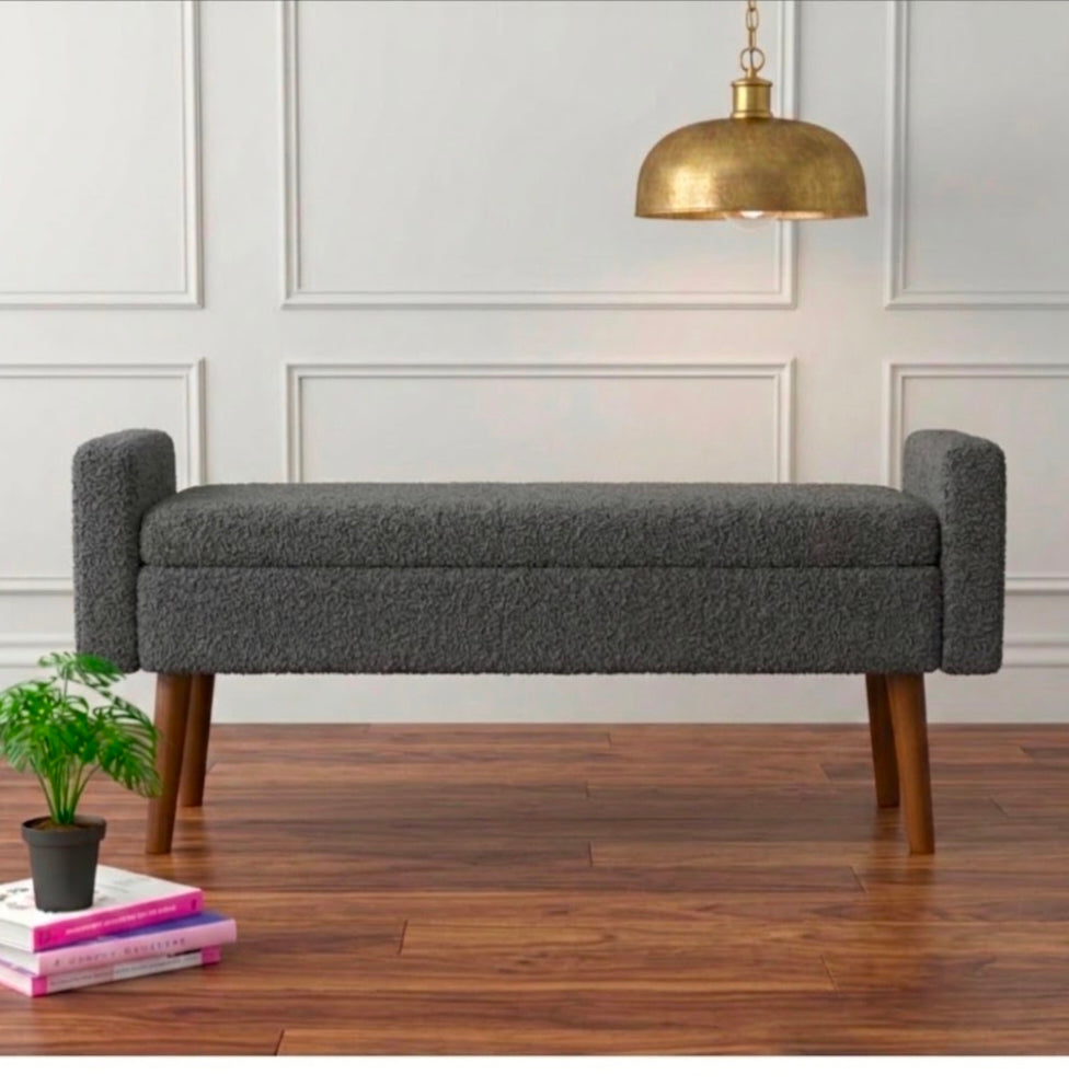 Flip Top Storage Arm (Boucle fabric)