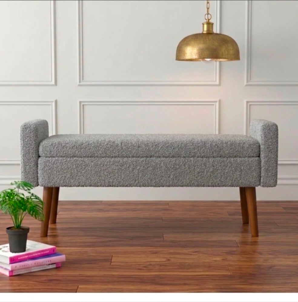 Flip Top Storage Arm (Boucle fabric)